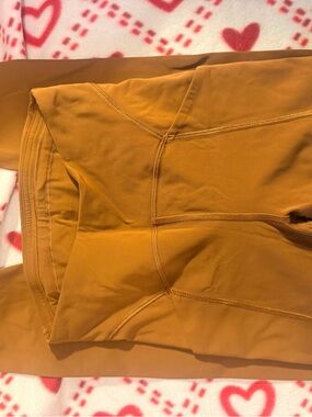 lululemon athletica Mustard Yellow Leggings